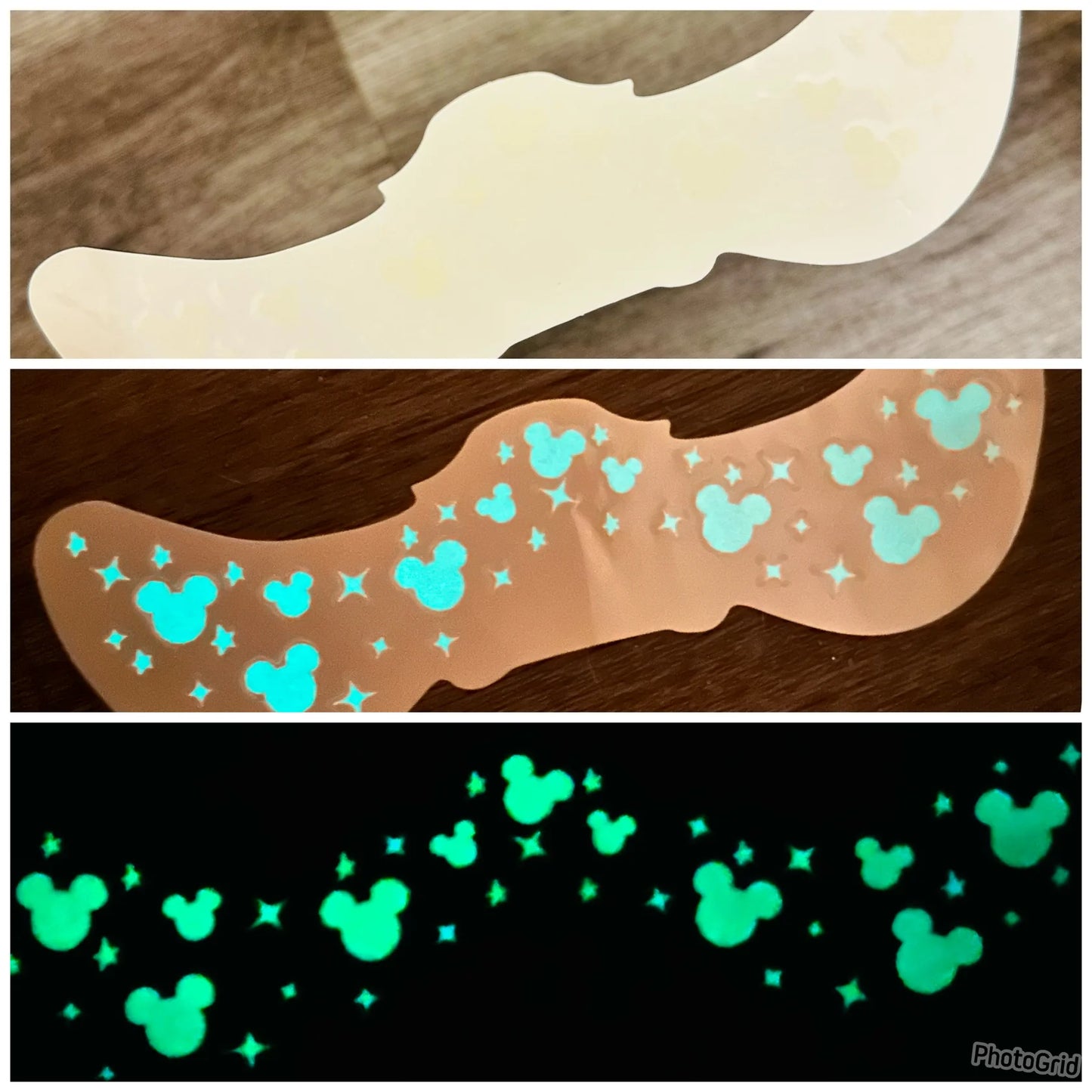 Glow In the Dark Mouse Freckle Temporary Tattoos